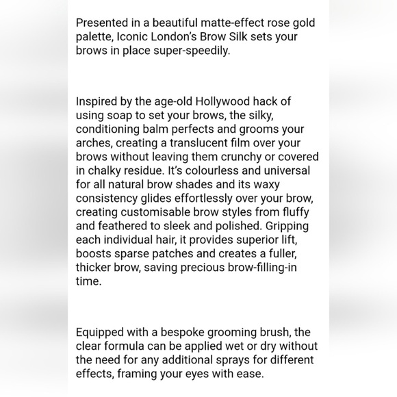 ICONIC LONDON THE BROW SILK KIT NWT - Picture 11 of 11